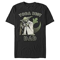 STAR WARS Yoda Best Dad Men's Tops Short Sleeve Tee Shirt