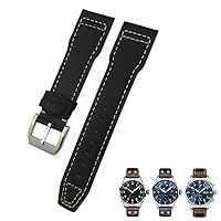 22mm 21mm 20mm Watchband Genuine Leather Fit for IWC Big Pilot Strap Pilot's Watch Band Bracelets Accessories Men tools