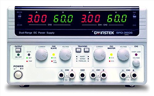 Instek SPD-3606 Triple-Output Dual-Range Switching DC Power Supply