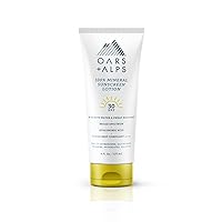 Oars + Alps Mineral SPF 30 Sunscreen Body Lotion, Naturally Derived Skin Care Infused with Shea Butter and Vitamin E, 6 Fl Oz