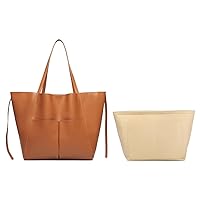 Lieseh Tote Bag from Women Paired with storage layering，Purses and Handbags Top Handle Purse,One Shoulder Fashion Handbag