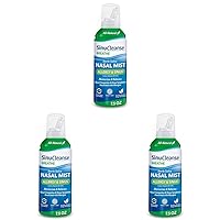 SinuCleanse Allergy & Sinus Sterile Saline Nasal Mist, Instantly Moisturizes & Relieves Severe Nasal Congestion & Irritation Due to Allergies, 7.5 OZ (Pack of 3)