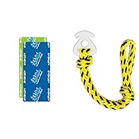 AIRHEAD WATERMAT ROLL 'N GO 1, Floating Water Mat & Kwik-Connect, Tow Rope for Tubing Connector
