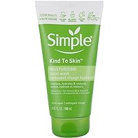 Simple Kind to Skin Face Wash Cleanser for All Skin Types Moisturizing Cleanses and Hydrates 5 oz