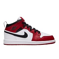 Nike Jordan Kid's Shoes Air Jordan 1 Mid (PS) Chicago 640734-173 (Numeric_11) White/Gym Red/Black