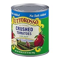 Tuttorosso Crushed Tomatoes with Basil No Salt Added