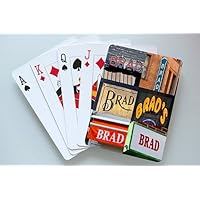 BRAD Personalized Playing Cards featuring photos of actual signs