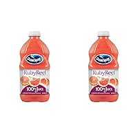 Ocean Spray 100% Juice, Ruby Red Grapefruit, 60 Ounce Bottle (Pack of 2)