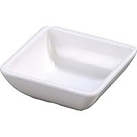 Carlisle FoodService Products Ramekins Sauce Bowl, Square Bowl for Catering, Kitchen, Restaurant, Plastic, 2 Ounces, White