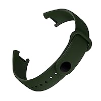 Soft Silicone Classic Strap Bands For Redmi Smart Band Pro Smart Watch Only, Comfort And Flexible Straps For Men Women And Kids (Green)