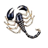 Scorpion Brooch Painting Animal Alloy Insect Enamel Personality Gorgeous Brooch Pin For Women And Men Jewelry Clothes Badge Decor Black Fashion professionals