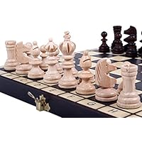 Chess Set: The Koliada, Unique Wood Chess Pieces, Chess Board & Chess Piece Storage