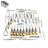 New Premium German Grade Set of 74 Each Dental EXTRACTING Elevators Forceps Instrument KIT Set-Premium Dental Instruments Set A+ Quality