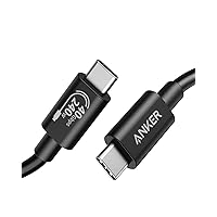 Anker 515 USB 4 Cable 3.3 ft, Supports 8K HD Display, 40 Gbps Data Transfer, 240W Charging USB C to USB C Cable, for iPhone 15Pro/15ProMax/15/15Plus, Type-C Laptop, Hub, Docking, and More