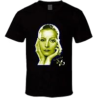 Qanipu Greta Garbo Hollywood Legends t-Shirts Retro Film Stars Film Noir Classics