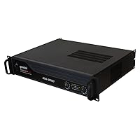 Gemini Sound XGA-3000 Class AB 2X 200W Professional-Grade DJ Amplifier - Multizone Power Amplifiers for Live Sound, Rack Mount Design, Ideal for Karaoke & Mobile Rigs