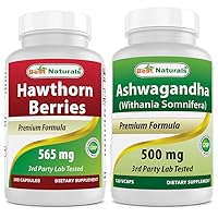 Hawthorn Berry 565 mg & Ashwagandha Extract 500 Mg