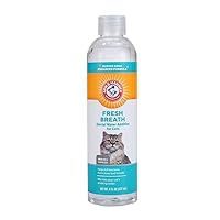 Arm & Hammer for Pets Advanced Care Dental Water Additive for Cats | Cat Teeth Cleaning Product for All Cats | Odorless and Flavorless Cat Dental Rinse, 8 Ounces