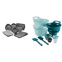 Rachael Ray Nonstick Bakeware and Mix & Measure Tool Set - 20 Pieces