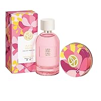 Yves Rocher Plein Soleil Parfum and Enchanting Solid Fragrance Cream for Women Set - 13 g. / 30 ml. / 1 fl.oz.