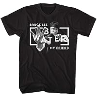 Bruce Lee Chinese Martial Arts Icon Be Water My Friend Adult T-Shirt Tee