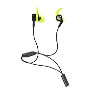 Wicked Audio Shred2 — Wireless Bluetooth Sweat Proof Earbud — Noise Isolating Wireless Earbuds Bluetooth Headphones, Workout and Running Headphones with Microphone and Track Control — Lime Freak