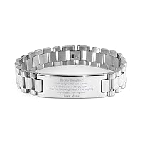 Daughter Gift From Mama. Daughter, You are Precious in every way. Birthday Gifts For Daughter. Keepsake Gifts Ladder Stainless Steel Bracelet