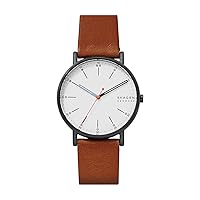 Skagen Signatur Minimalist Men's Watch with Stainless Steel Bracelet, Mesh or Leather Band