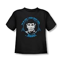 Star Trek - Almost Smile Toddler T-Shirt in Black