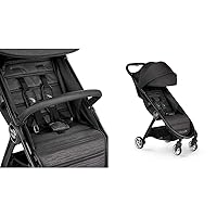 Baby Jogger City Tour 2 Belly bar, Black with Baby Jogger City Tour 2 Single Stroller, Jet