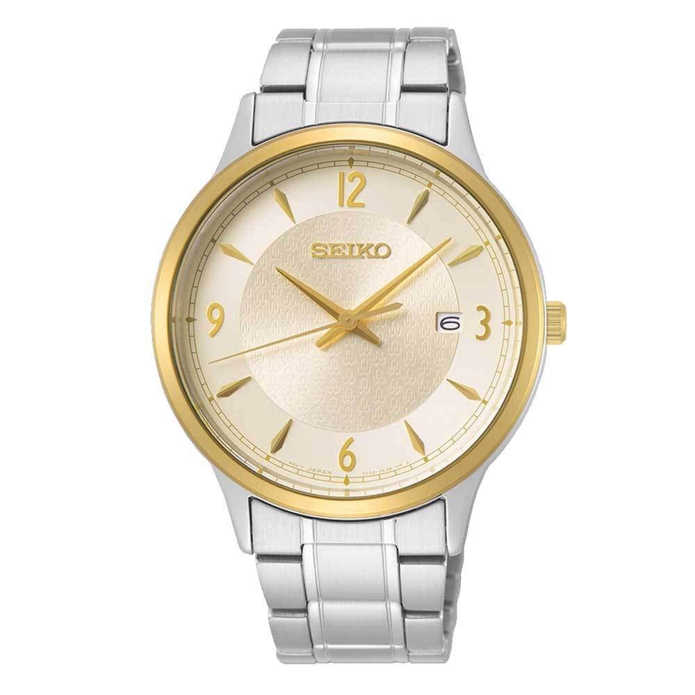 Seiko Essentials Quartz Champagne Dial Men's Watch SGEH92P1
