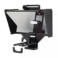 Phone and DSLR Recording Mini Teleprompter Portable Inscriber Mobile Teleprompter Artifact Video with Remote Control