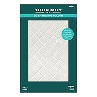 SPELLBINDERS PAPERCRAFTS, INC Tufted Spellbinders 3D Embossing Folder 5.5