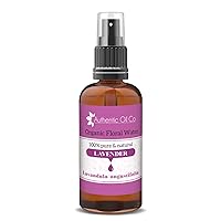 Lavender Organic Floral Water (Flower, Hydrosol) Pure & Natural, 50ml