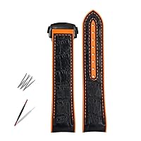 Rubber Silicone Watch Bands For Omega Seamaster 300 speedmaster Strap Watchband Moon Watch Strap 20mm 22mm