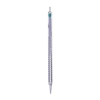 Argos PS25 Disposable Plastic Serological Pipette, 25mL Capacity, Green, Individually Wrapped (Case of 150)