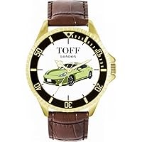 Mens Watch Gift for Fans of Green Car 42mm