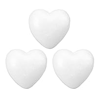 Gadpiparty Wedding Decor Heart Shaped Polystyrene Foam for Arts Craft Use  Wedding Decorations, Heart Craft Foam Hearts Heart-Shaped Polystyrene Foam