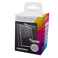 Slide Card Cases - Premium Hard-Shell Card Holders with Innovative Slide-Lock Mechanism (12 Pack), Designed for Standard Sized Trading Cards, Great for LCGs and TCGS, Made by Gamegenic