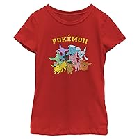 Pokémon Pokemon Gotta Catch Eeveelutions Girls Short Sleeve Tee Shirt