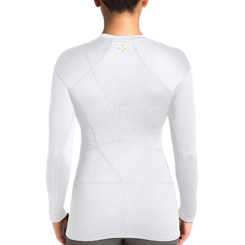 Tommie Copper Women's Pro-Grade Shoulder Support Shirt I UPF 50, Long Sleeve Compression Shirt, Upper Body & Posture Support
