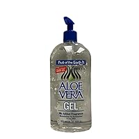 Aloe Vera 100% Gel, Crystal Clear 24 oz (Pack of 3)