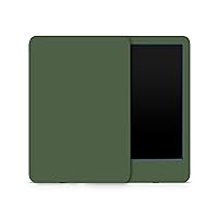 MightySkins Skin Compatible with Amazon Kindle 6-inch 11th Gen (2022) Full Wrap - Solid Olive | Protective, Durable, and Unique Vinyl Decal wrap Cover | Easy to Apply | Made in The USA