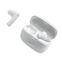 JBL Tune 230NC TWS - True Wireless In-Ear Headphones, Active Noise Cancelling with Smart Ambient, JBL Pure Bass Sound, 4 mics for perfect voice calls, IPX4, 40Hrs of battery life (White)