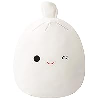 Squishmallows Original 14-Inch Dash White Dumpling with Winky Eye - Large Ultrasoft Official Jazwares Plush