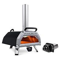 Offer - Save On Ooni Karu 16 Propane Gas Burner with Ooni Karu 16 Multi-Fuel Outdoor Pizza Oven – Outdoor Pizza Oven for Authentic Stone Baked Pizzas