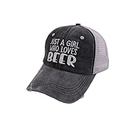 Ponytail Hat Women Mesh High Baseball Cap Distressed Messy Bun Trucker Hat Pony Cap Hot hat