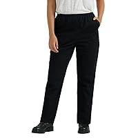 Chic Classic Collection Womens Cotton Pull-On Pant With Elastic Waist