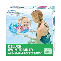 SwimSchool TOT Swim Trainer Vests for Toddlers Ages 2-4 – Boys/Girls – Multiple Colors/Styles – Learn to Swim Pool Floaties