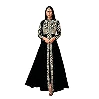 VOVLADI Indian/Pakistani Bollywood Party Wear Embroidered Long Anarkali Gown for Womens